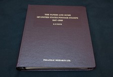 “The Papers and Gums of United States Postage Stamps, 1847-1909” by R.H. White picture
