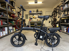 Foldable e-bike carbon steel  picture