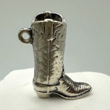 Retired James AveryCowboy Boot Charm Pendant -WORN-light stamp picture