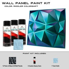 Riddler ColorShift Black Wall Panel Paint Kit Green Purple Blue picture