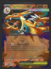 Pokemon Mega Charizard Y ex 030 Mega Evolution Holo Black Star Promo Near Mint picture