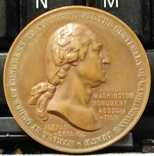 1904 G.Washington surveyed Alexandria bronze medal 40mm. B-1826 picture