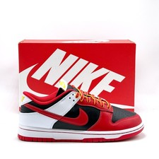 *NEW* MEN Nike Dunk Low Retro BLACK / WHITE UNIVERSITY RED (IV2706 010) 👍 picture