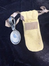 Antique Tiffany & Co Sterling Silver Baby Spoon w/ Original Bag picture