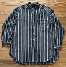YOHJI YAMAMOTO S'YTE Cotton Shirt Stripe Oversized Size-L Excellent Archive picture