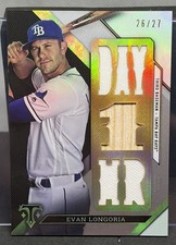 2016 Topps Triple Threads - Triple Threads Relics Evan Longoria 26/27 picture