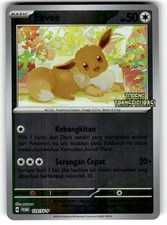 2024 Pokemon Indonesian Topeng Transfiguras 129/SV-P Eevee Reverse Foil picture