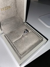 1.5CT Diamond Oval Engagement Ring Solitare Setting Lab Created picture
