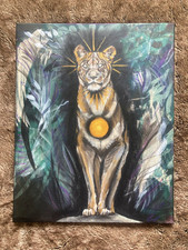 The Lioness 20” x 16” original, acrylics on canvas picture