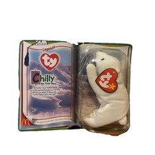NEW TY CHILLY The Polar Bear 1994 Mc Donalds Beanie Baby RARE RETIRED Fast Shp picture