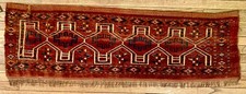 Antique Turkmen Ersari Jollar wedding trapping rug wall hanging runner, c. 1880 picture