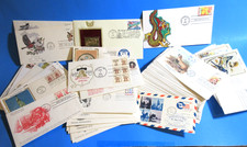 HUGE LOT FIRST DAY COVERS, MANY CACHETS, UNADDRESSED, ABOUT 450 PER LOT,AWESOME picture