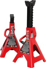 T43202 Heavy-Duty Steel Jack Stands - 3 Ton Capacity for Safe Vehicle Lifting picture