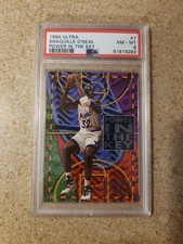 🏀1994-95 Fleer Ultra Power in the Key Shaquille O'Neal PSA 8 NM-MT  picture