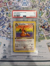 Dragonite 19/62 Fossil 1st Edition PSA 5 EX #19 Classic Vintage picture