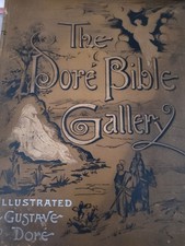 Vintage 1888 The Dore Bible Gallery by Gustave Henry Altemus 100 illustrated  picture