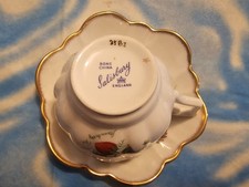 Vintage Salisbury Fragrance Cup & Saucer Bone China England picture