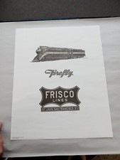 Vintage 1991 Frisco Lines The Firefly Poster By Frank J. Snelson #514/2500 20x16 picture