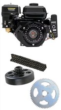 212cc 7.5HP Electric Start+12T Centrifugal Clutch+58T Sprocket+#35 116DL Chain picture