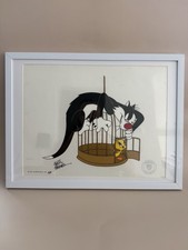 Friz Freleng Signed Artist Proof Warner Bros. Sylvester and Tweety Sericel picture