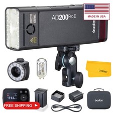 GODOX AD200 Pro II AD200Pro II TTL Pocket Flash Strobe, 200Ws Outdoor Flash picture