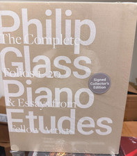 Philip Glass Piano Etudes: The Complete Folios 1-20 & Essays SIGNED COPY picture