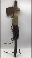 Early 20th Century Native American Made Tomahawk Authentic Coastal Cali. Tribe  picture