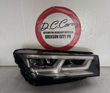 🌟USED🌟DAMAGED🌟18-20 AUDI Q5 Right Side LED Headlight picture