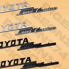 3D Fender Side Emblem For Land Cruiser Accessories 1969-1974 Badge Door Letter picture