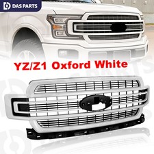 Limited Style Front Bumper Grille Grill Oxford White For 2018-2020 Ford F-150 picture