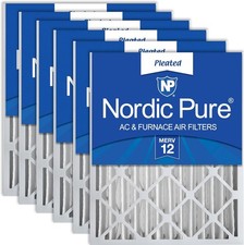 Nordic Pure 20x20x4 Pleated MERV 12 Air Filters 6 Pack (809G) picture