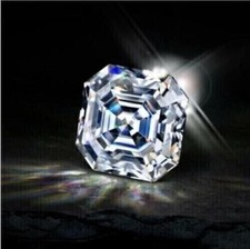 4.7 Ct Asscher Cut Lab-Grown CVD Diamond D Color VVS1 Clarity EGL Loose Gem 6JHF picture