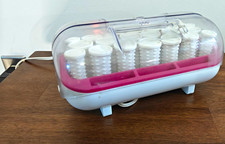 Vintage Conair Wavemaker 20 Heated Hot Rollers Hair Setter Pink White Tested picture