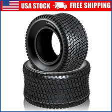 Set Of 2 20x8-10 Lawn Turf Tires 20x8x10 Lawn Mower 4 Ply Heavy Duty Tubeless picture
