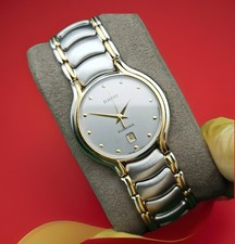 LUXURY RADO FLORENCE ROUND WATCH VINTAGE TWO TONE SWISS QUARTZ 1980s picture