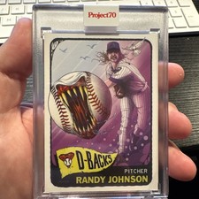 Topps 2021 Project 70 Randy Johnson #214 Arizona Diamondbacks 1965 Topps picture