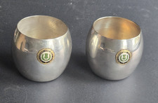 RARE Garden City Golf Club Silver Plate Cups - Set of 2 picture