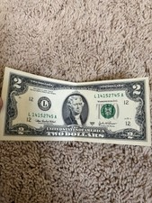 2003 Rare series A $2 Sequential Bills picture