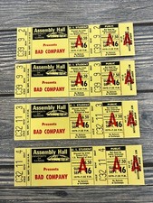 Vintage Bad Company September 16 1979 Lot Illinois Ticket Stub Unused picture