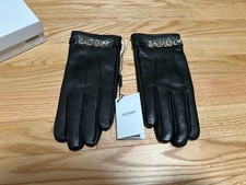 Balmain Leather Gloves Size 9 picture