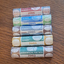 ***All 5 Issues / Westward Journey nickel rolls...2003,2004,2005 (2), 2006*** picture