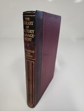 1915 The Library Of Factory Management BUILDINGS AND UPKEEP (Vol I) Antigue  picture