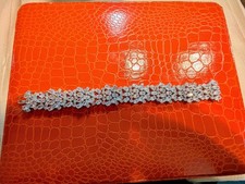 New Crislu Arabella Sterling Silver Cubic Zirconia Bracelet $1200 original price picture