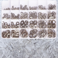327Pcs Stainless Steel E-Clip C-Clips Circlip Kit Retaining Ring Assortment Set picture