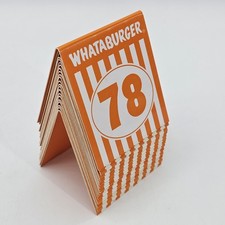 Individual WHATABURGER Restaurant Table Tent Numbers picture