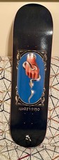 April Mariano Guy Mariano Skateboard Deck Snake Hand Graphic Red/Black picture
