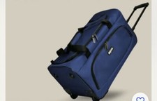 20 Inch Rolling Duffle, Wheeled Suitcase, Luggage, Carryon Black picture