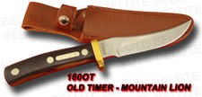 Schrade Old Timer Mountain Lion Delrin w/ Sheath 160OT picture