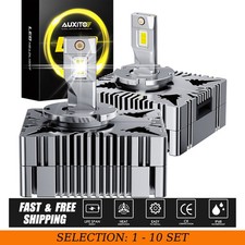 2-20X AUXITO D5S LED Headlight Bulb High Low Beam 6000K 30000LM White Canbus Y19 picture