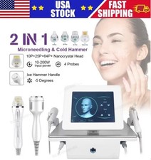 2in1 Micro-n-eedle Machine Cold Hammer Scars Spot Skin Smoothing Device Salon picture